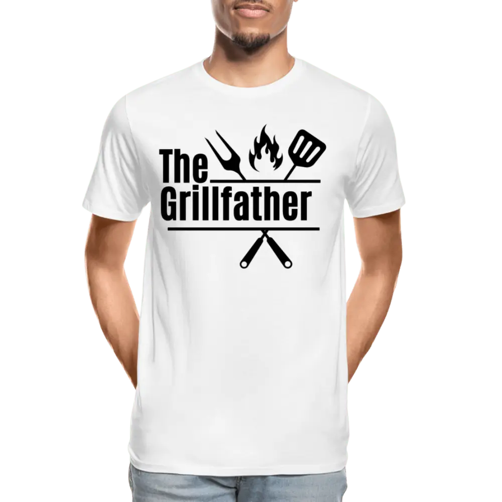 The Grillfather - Men’s Premium Organic T-Shirt - Lifestyle Creation Organic T-shirts