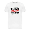 Think Outside The Box - Men’s Premium Organic T-Shirt - Lifestyle Creation Organic T-shirts