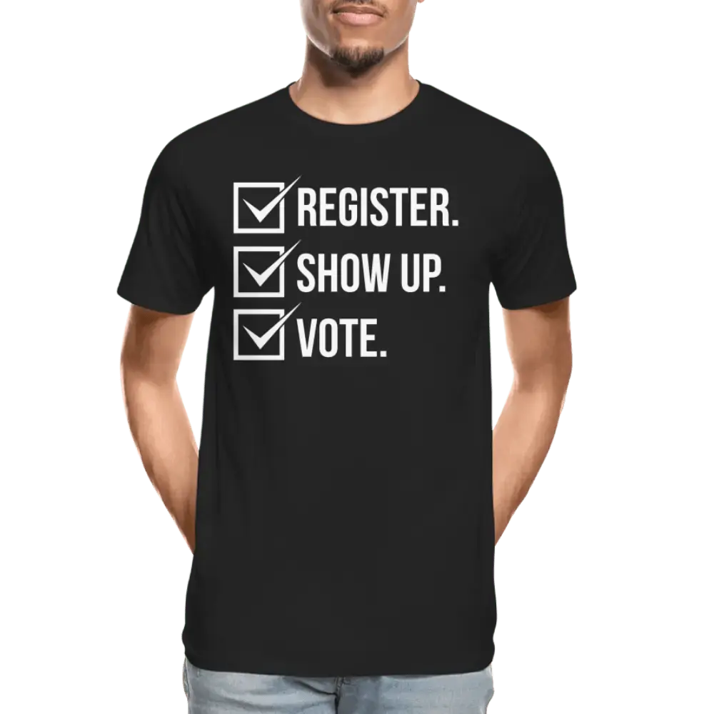 Vote - Men’s Premium Organic T-Shirt - Lifestyle Creation Organic T-shirts