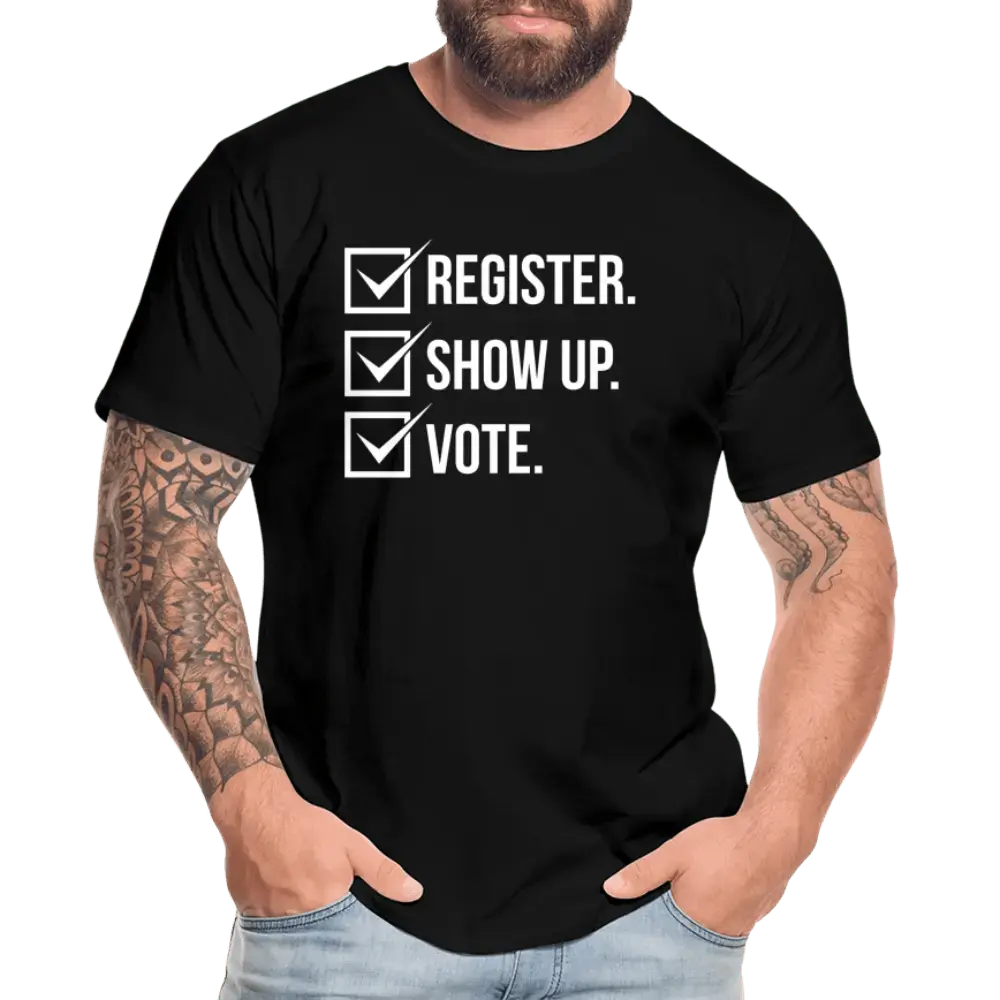 Vote - Men’s Premium Organic T-Shirt - Lifestyle Creation Organic T-shirts