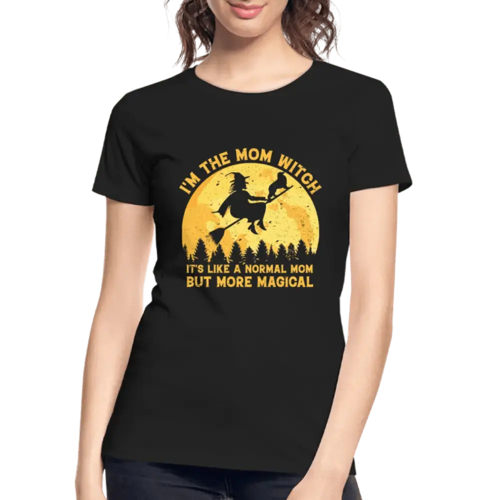 Witch mom - Women’s Premium Organic T-Shirt - Lifestyle Creation Organic T-shirts